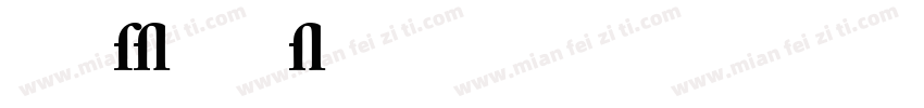 Adobe Caslon Pro Bold 租体字体转换